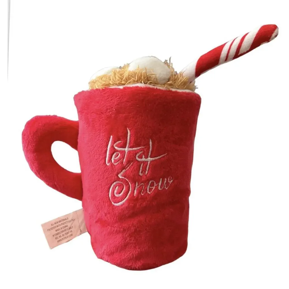 Starbarks Christmas Coffee Dog Plush Toy Holiday Hot Chocolate Reindeer Set 3
